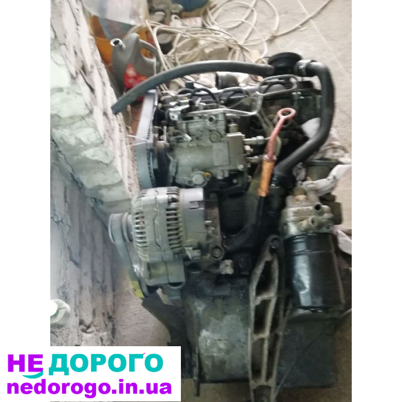 Двигун Volkswagen T3 1.9 дизель, 1.6 коробка, 4х ступка, об'єм 1.9 л, рік випуску невідомий.