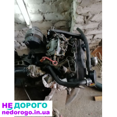 Двигун Volkswagen T3 1.9 дизель, 1.6 коробка, 4х ступка, об'єм 1.9 л, рік випуску невідомий.