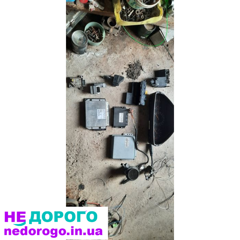 ЕБУ двигуна Mercedes OM606, W210, 1996, 3.0 л дизель. ЕБУ АКПП722.6 та АБС українською.