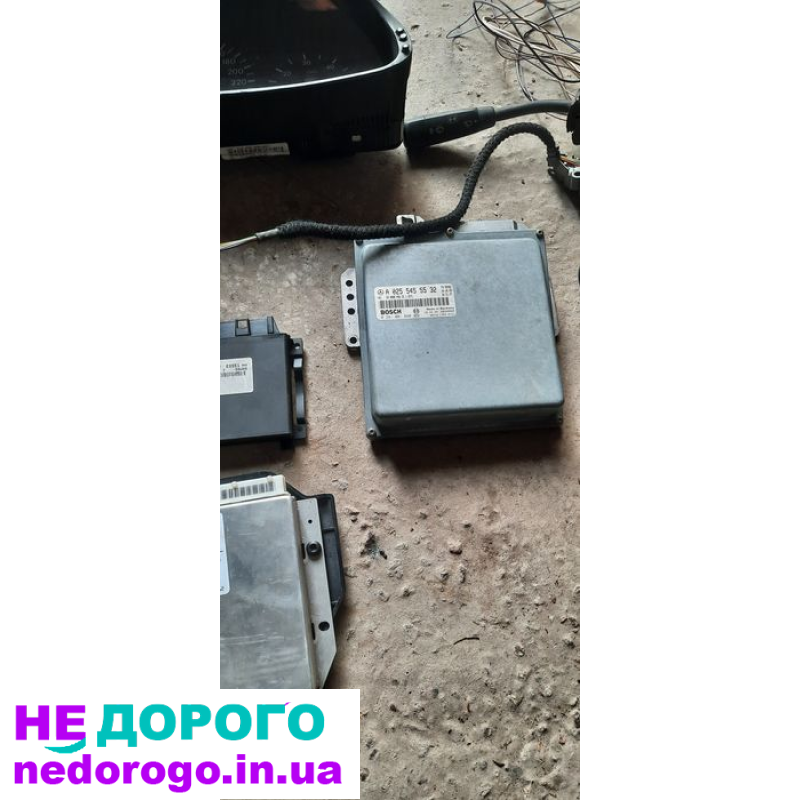 ЕБУ двигуна Mercedes OM606, W210, 1996, 3.0 л дизель. ЕБУ АКПП722.6 та АБС українською.