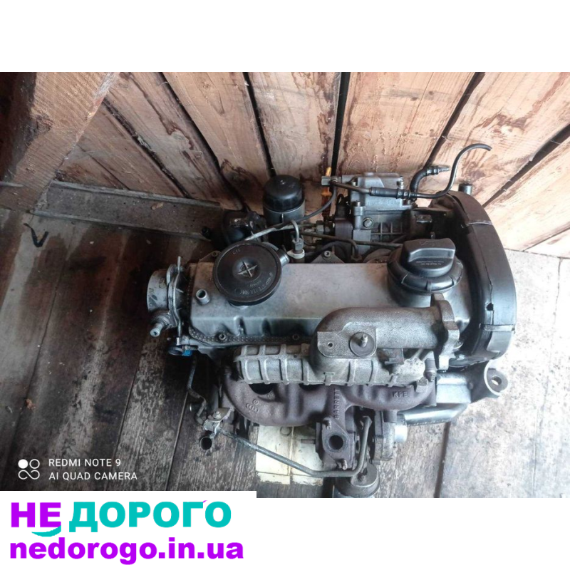 Мотор 1.9 Турбо Дизель AHF, 110 к.с., 81 кВ, 1999 р., Україна.