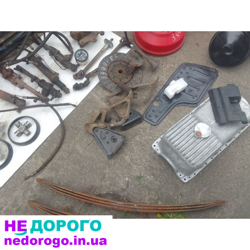 Двигун ГАЗ-3307, 3309, 1995-2007 рр., 4.2 л, дизель. Головка блоку циліндрів, турбіна, колінвал, поршні, форсунки, насос води.