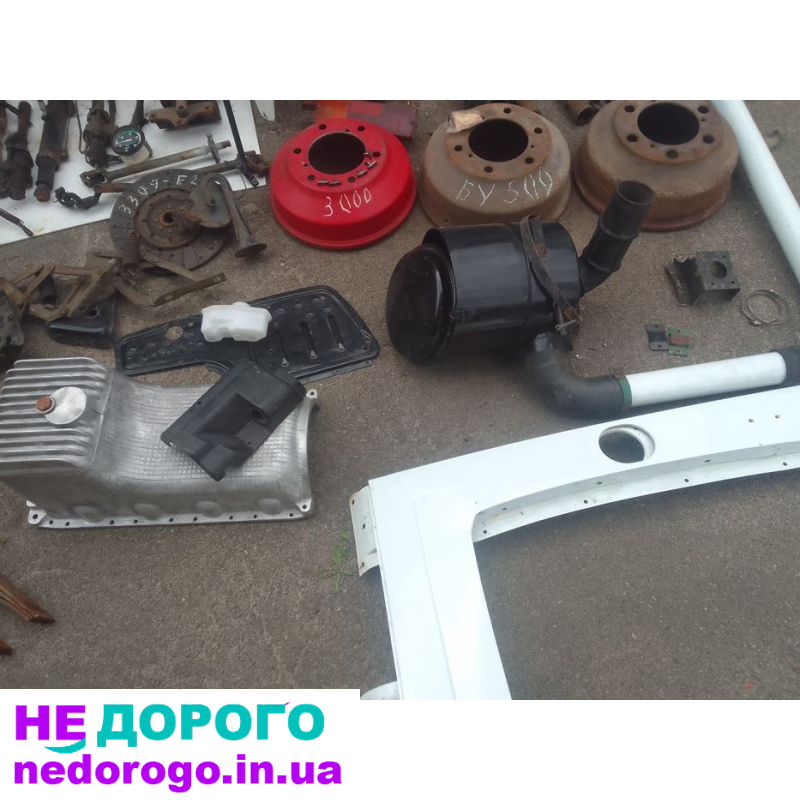 Двигун ГАЗ-3307, 3309, 1995-2007 рр., 4.2 л, дизель. Головка блоку циліндрів, турбіна, колінвал, поршні, форсунки, насос води.