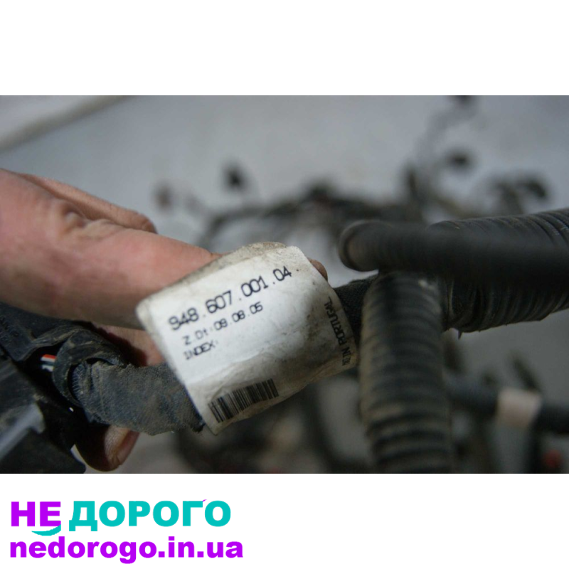 Проводка двигуна Porsche Cayenne 955 2003-2010: Назва - Cayenne, модель - 955, рік - 2003-2010, об'єм двигуна - різні, паливо - бензин.
