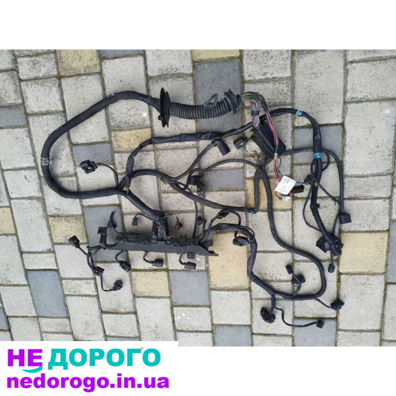 Проводка мотора Mercedes-Benz ОМ647 2.2cdi: Мотор, ОМ647, 2003, 2.2л, дизель.