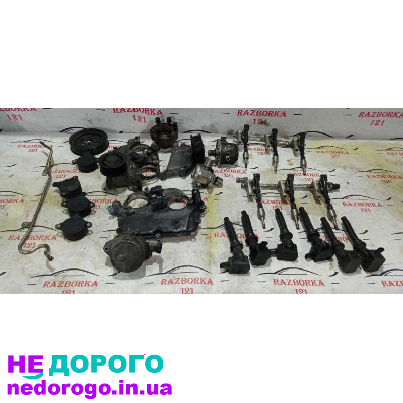 разборка двигателя 3.0L DOHC GDI SC V6 PETROL LR4 L319   discovery 4