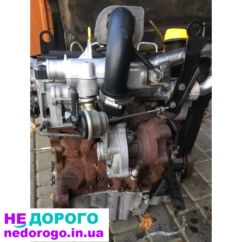 Двигун K9K 1.5 dci для Renault Scenic 2, Megane 2, Kangoo, Modus. 2000-х років, дизельний, 1.5 л.