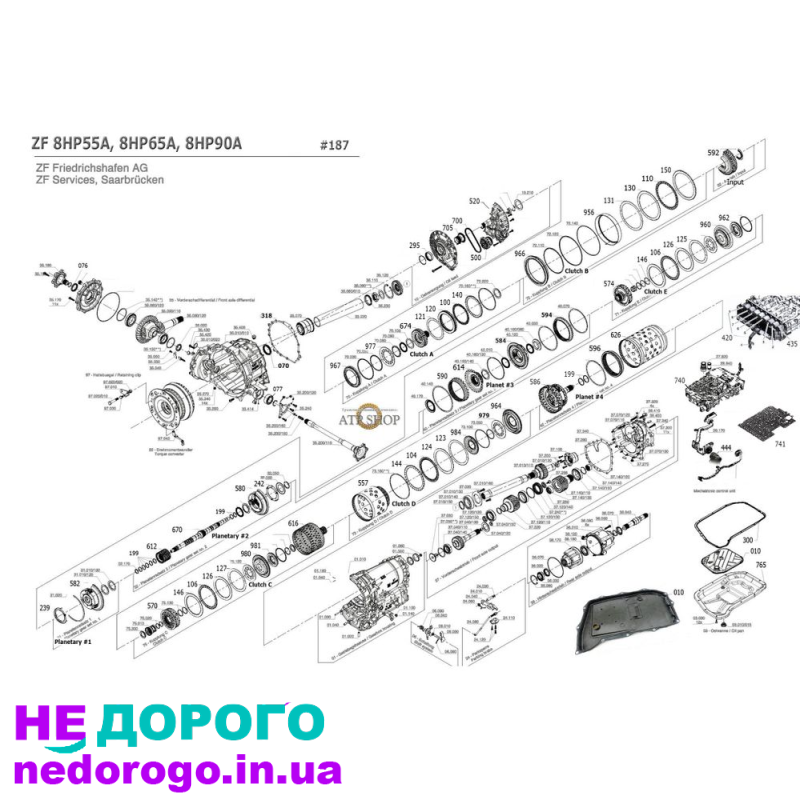 Розборка Акпп 8HP55 Audi