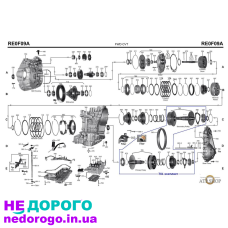 АКПП JF010E RE0F09A для Nissan Murano, Teana, Maxima, Altima. Рік випуску - не вказано. Об'єм двигуна - 2.5 літра. Паливо - бензин.