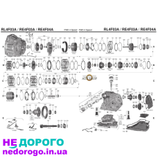 АКПП RE4F03A для Nissan Note, Almera, Tiida, 2006 рік, 1.6 л, бензин. Доступні запчастини з розборки.