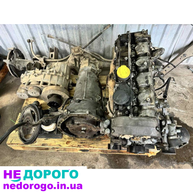 Мотор Jeep Grand Cherokee WJ 2.7crd 2003, 2.7 л дизель. Коробка передач Jeep Grand Cherokee WJ 2.7crd 2003. Роздаткова коробка Jeep Grand Cherokee WJ 2.7crd 2003.