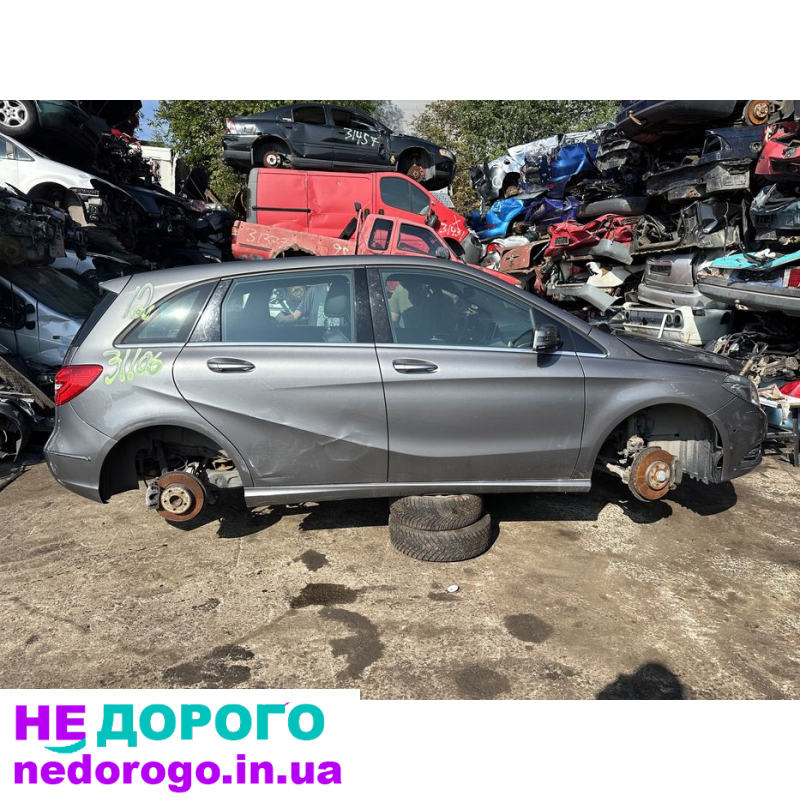 Розбір Mercedes-Benz B180 W246 1.6 турбо-бензин/Автомат: двигун 1.6л, рік випуску невказано, українська розбірка.