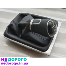 Ручка шкіра КПП VW Passat B6 B7 CC 2005-2015 2.0 TDI дизель.