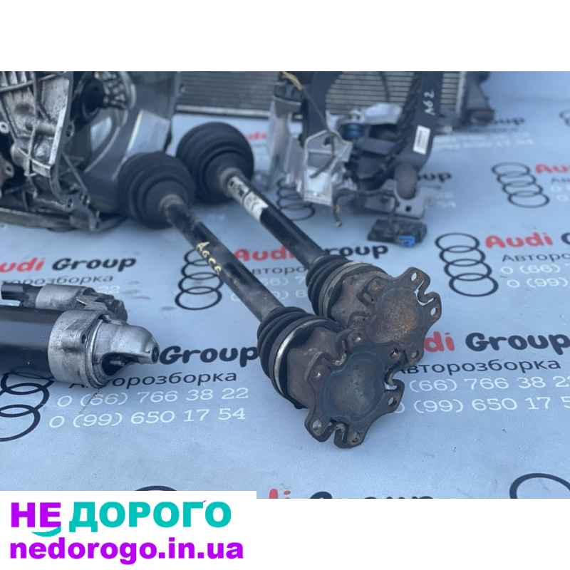 Свап Механіки Audi A6 C6 2.0 TDI 2.4 FSI: двигун 2.0 TDI, 2008 рік, дизель; двигун 2.4 FSI, 2008 рік, бензин.