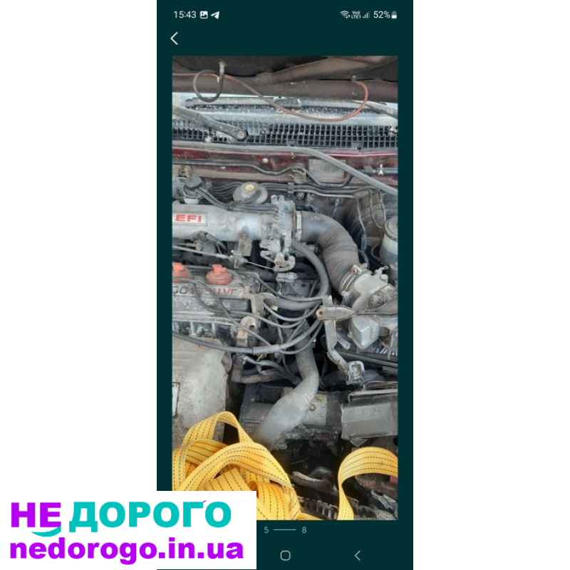 Двигун Toyota Carina 2, 4A-FE, 1992, 1.6 л, бензин.
