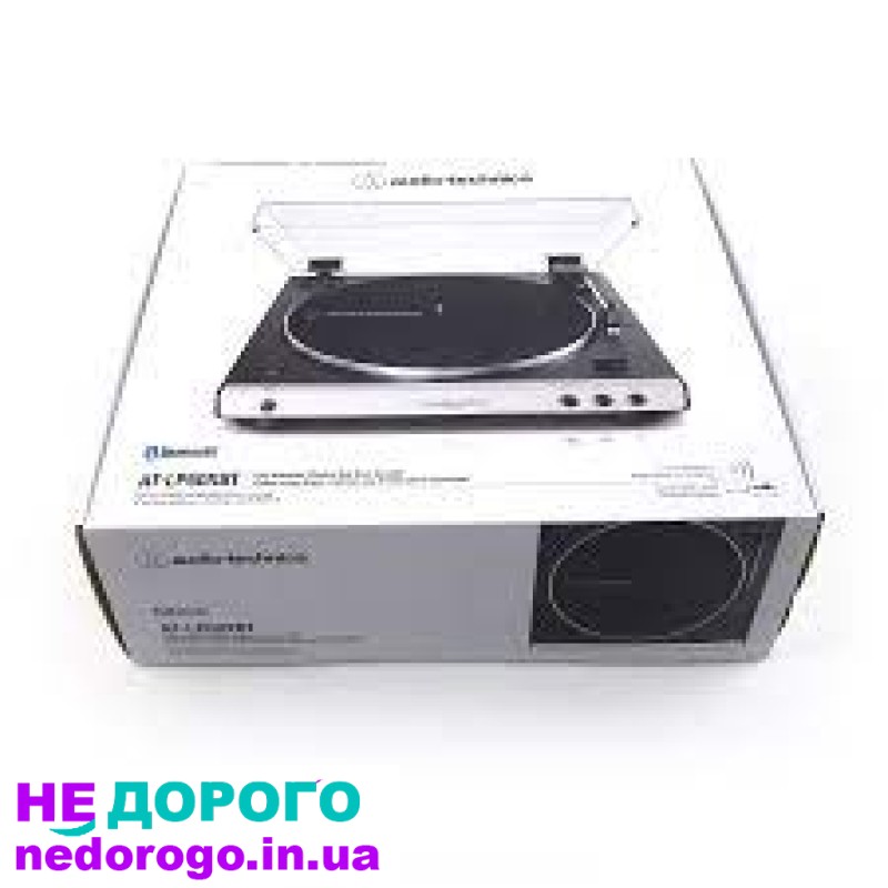 Грамофон Audio-Technica AT-LP60XBT Black, модель 2021, вбудований привід, Bluetooth, автоматичне вимкнення, вбудований фонокоректор.