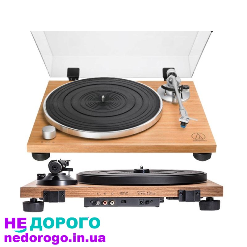Грамофон Audio-Technica AT-LPW30TK, модель 2021, привід прямий, ручка автоматична, корпус з дерева, вбудований фонокоректор.