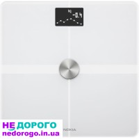 Розумні ваги Nokia (Withings) WBS05 Body+ Composition Wi-Fi: точні виміри ваги, вміст жиру, м'язів та води в організмі, синхронізація з додатком, висока точність вимірювань.