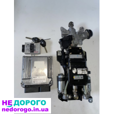 Блок управління двигуном BMW X5 E53, ключ замок, мозгов комплект, 2005 рік, 3.0 л, бензин.