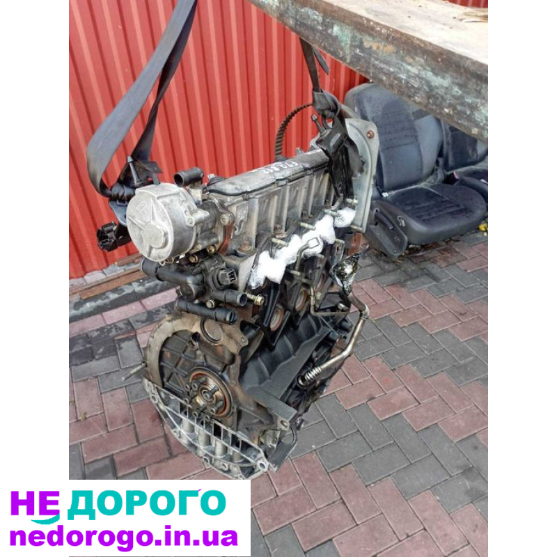 Двигун 1.9DCI F9Q для RENAULT Scenic 2 та Megane 2, випущений у 2000-х, об'єм 1.9 л, дизельне паливо.