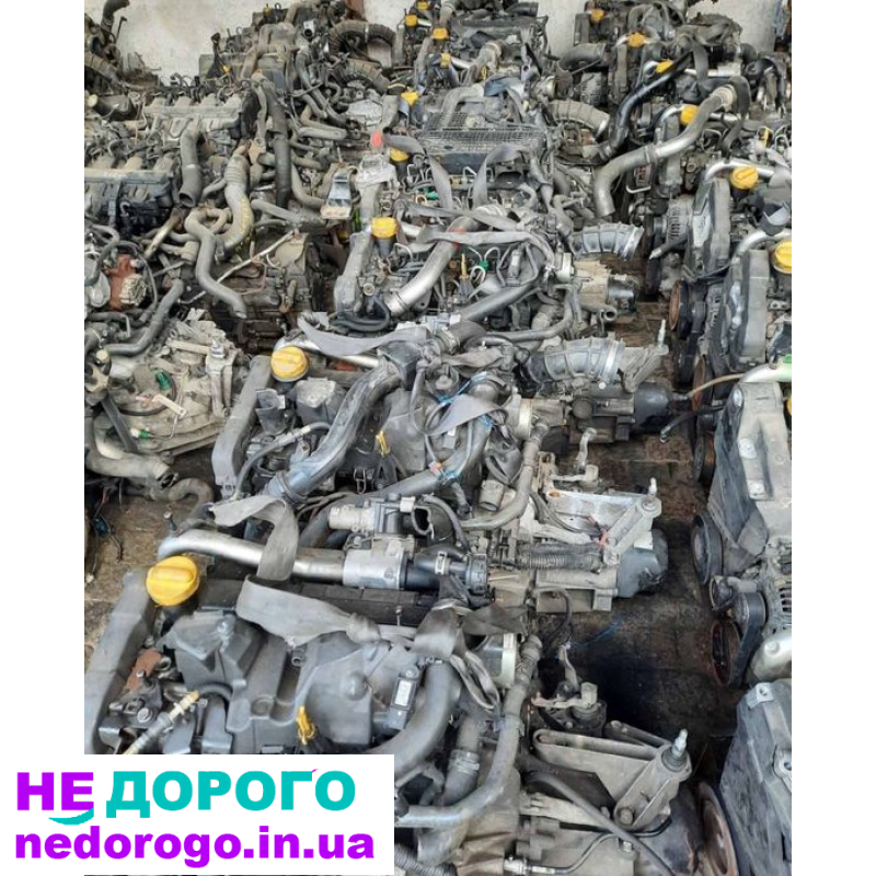 Двигун Renault K9K 1.5 dci Euro 3,4,5, Nissan F9Q F9K 1.9 dci Euro 3,4,5.