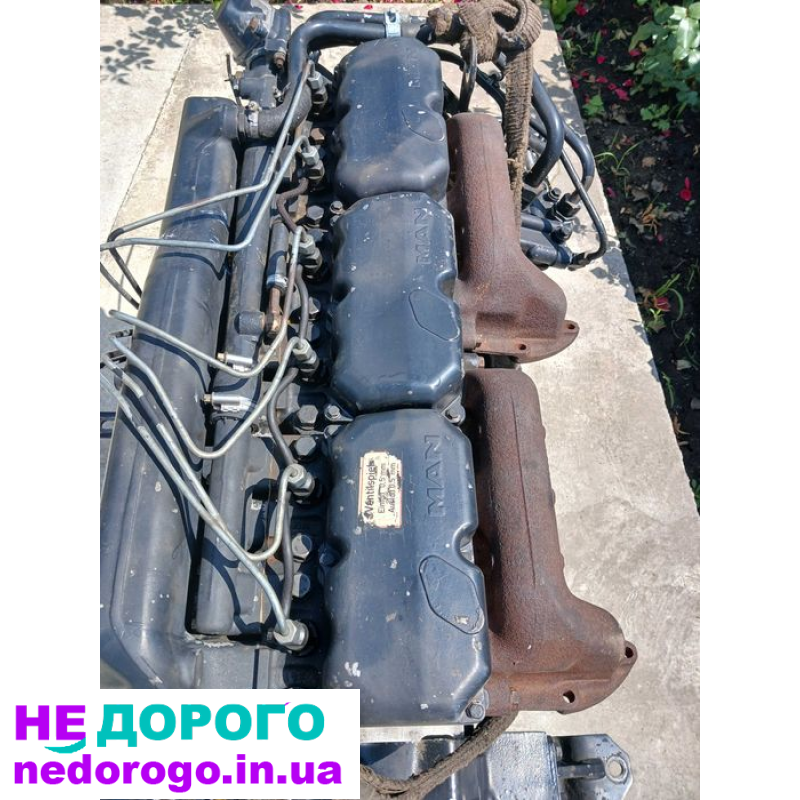 Двигун MAN 6.9 дизель 150 к.с. (D0826) GF 03, рік випуску невідомий, об'єм 6.9 л, паливо - дизель.