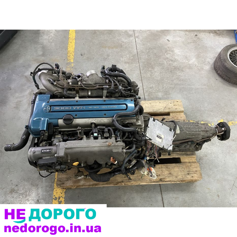 Двигун Toyota 2JZ-GTE VVTi, 3.0 л, бензин, з коробкою передач.