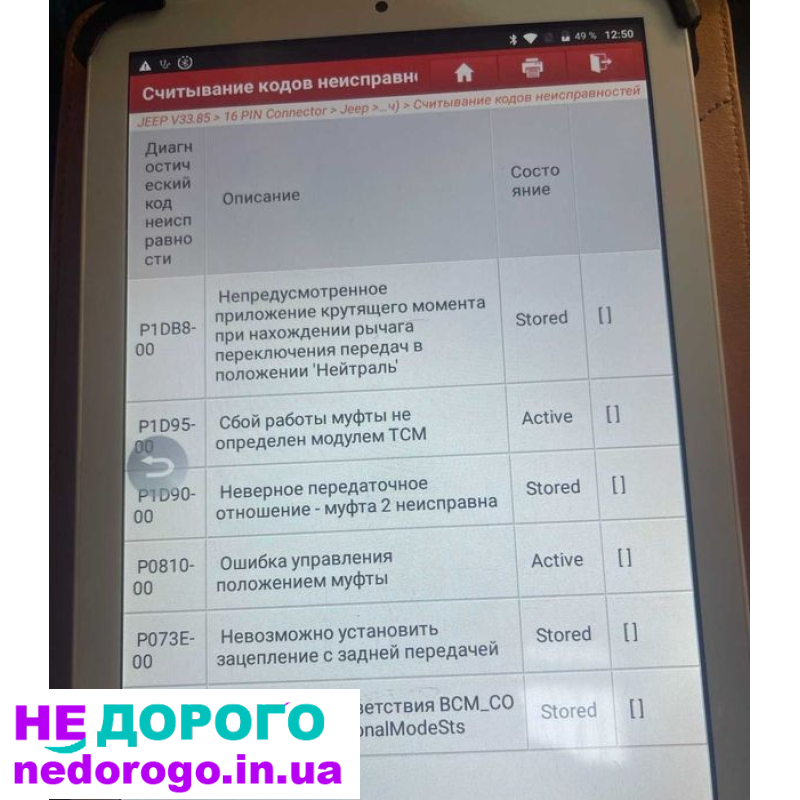 АКПП, Jeep Renegade, Передній привід на запчастини або ремонт