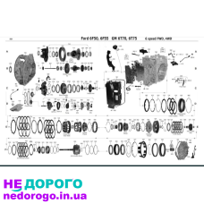 АКПП 6F50/6F55 для Ford Flex Edge Explorer Fusion 3,5, 2009-2019, 3,5 л, бензин.