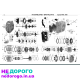 АКПП 6F50/6F55 для Ford Flex Edge Explorer Fusion 3,5, 2009-2019, 3,5 л, бензин.