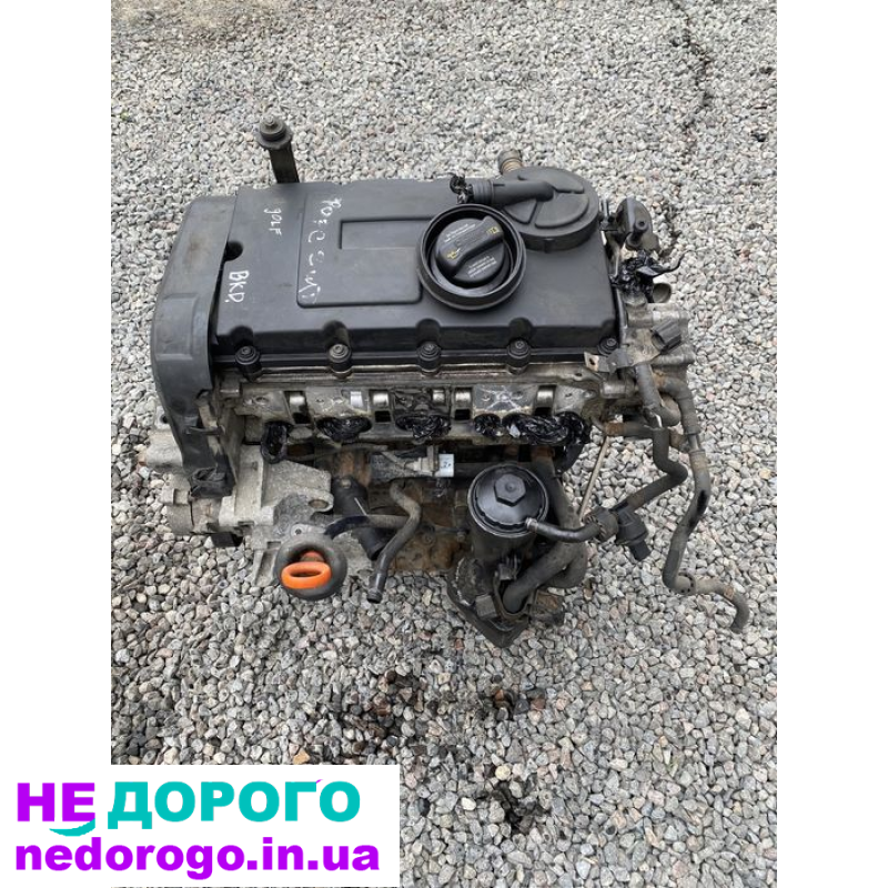 Двигун BKD 103 кВт 2.0 TDI для Golf 5, Octavia A5, Audi A3. 2004-2009, дизель, 2.0 л.