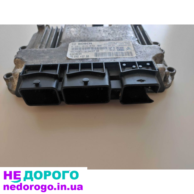 Блок двигуна Peugeot Partner 1,6 HDI 16V 9664843780, 0281013872, 2012, дизель.