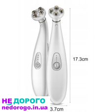 Масажер-електростимулятор для обличчя K-SKIN 8800 EMS FACE MASSAGER, білий, 2021 рік, бездротовий, легкий, компактний, заряджається через USB.
