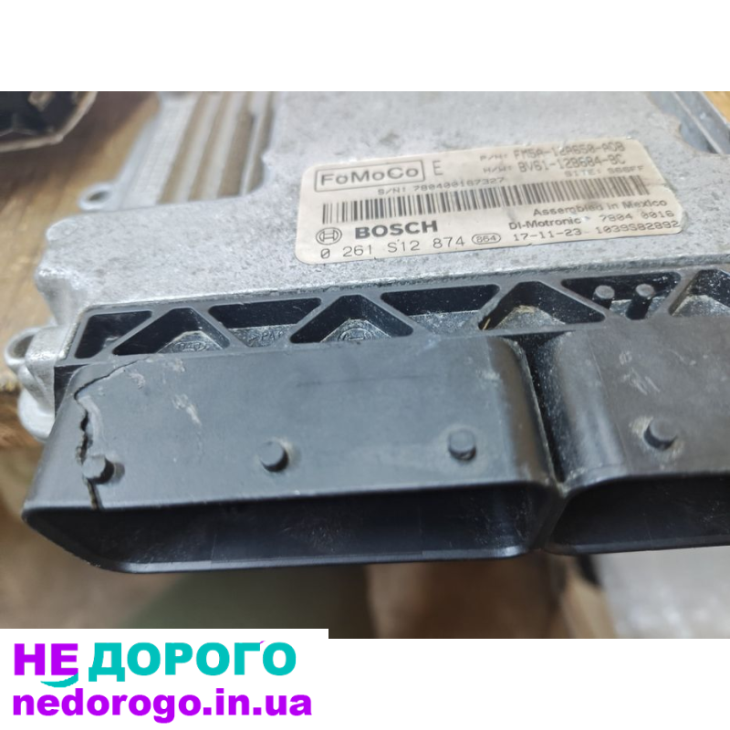 Блок керування двигуном Ford Focus 3, 0261S12874, 2012 рік, 1.6 л, бензин.