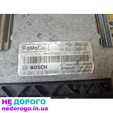 Блок керування двигуном Ford Focus 3, 0261S12874, 2012 рік, 1.6 л, бензин.