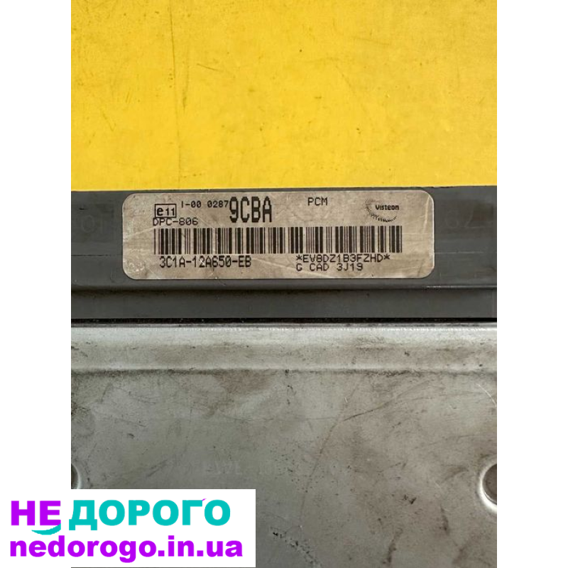 Блок керування двигуном Ford Transit 2.0 3C1A-12A650EB 9CBA, 2009 рік, об'єм двигуна 2.0 л, паливо - бензин.