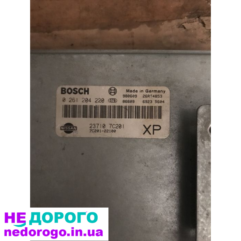 Блок керування двигуном Nissan Serena 1,6 16v C23 0261204220, 1999 рік, бензиновий двигун.