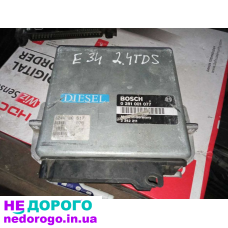 Блок керування двигуном ЕБУ BMW E34 2.4D 0281001077 2242211, 1993, 2.4 л дизель.