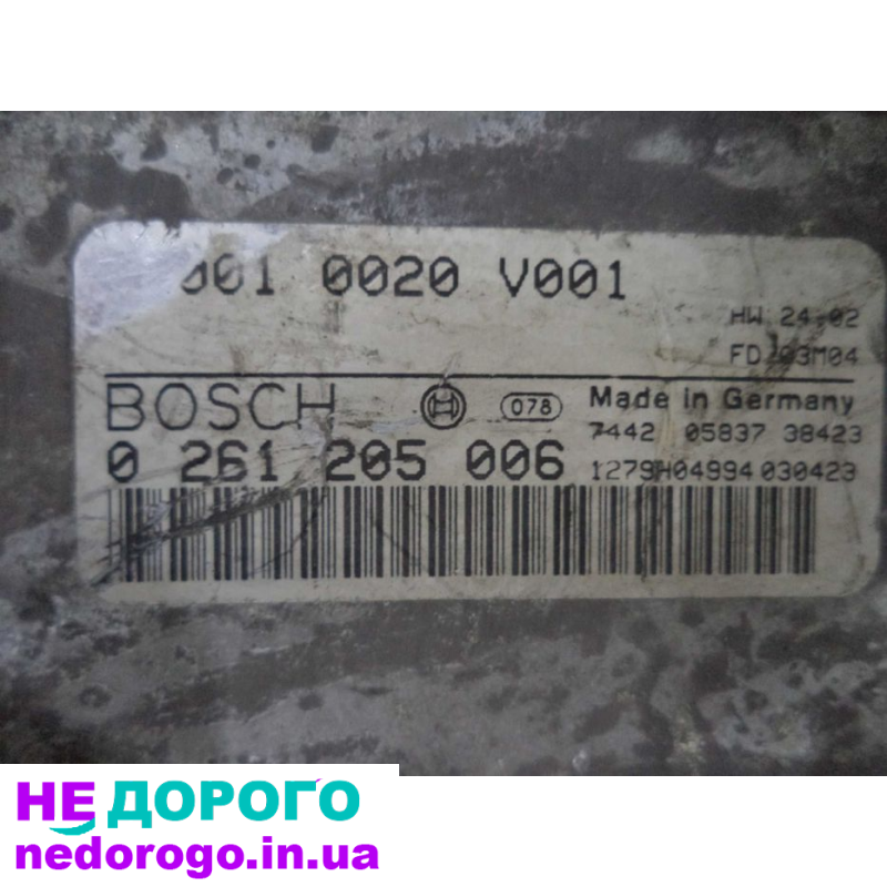 Блок управління двигуном Smart Fortwo (0,6) 0010020V001, 2001, 0,6 л, бензин.