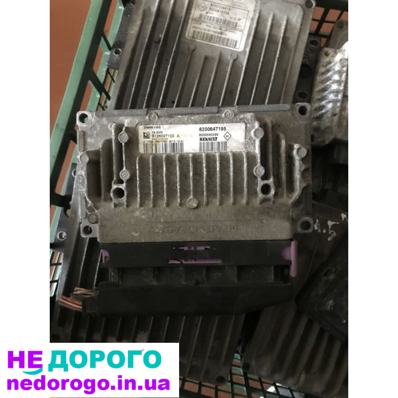 Блок управління двигуном Рено ECU, виробництво Україна, 2000-2020, 1.5/1.9/1.6/2.0 л, бензин/дизель.