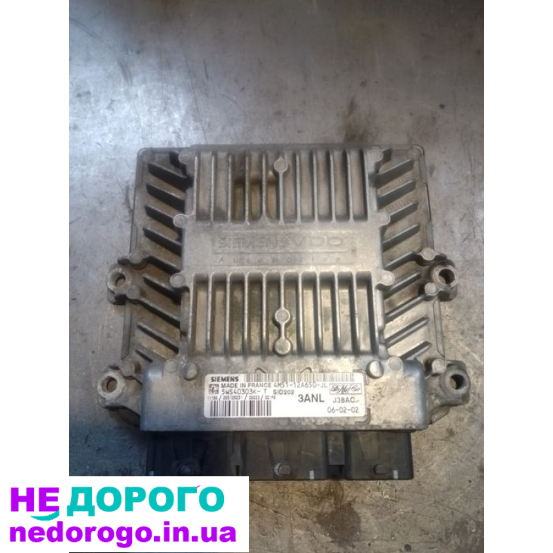 Блок управління двигуном 4M5112A650JL для Ford Focus, 2004 р., 1.6 л, бензин.