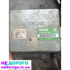 Блок управління двигуном Bosch 0261200387 для BMW Е30, Е34, Е36 з двигуном М42 (1.8і), випущений в Україні.