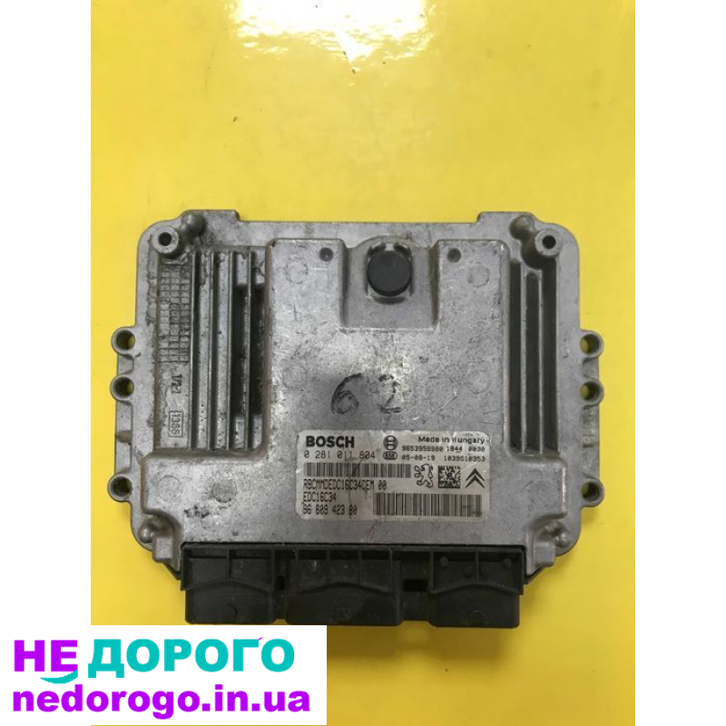 Блок управління двигуном Citroen C3 0281011804 9660942380: агрегат, модель, рік, об'єм двигуна, паливо.