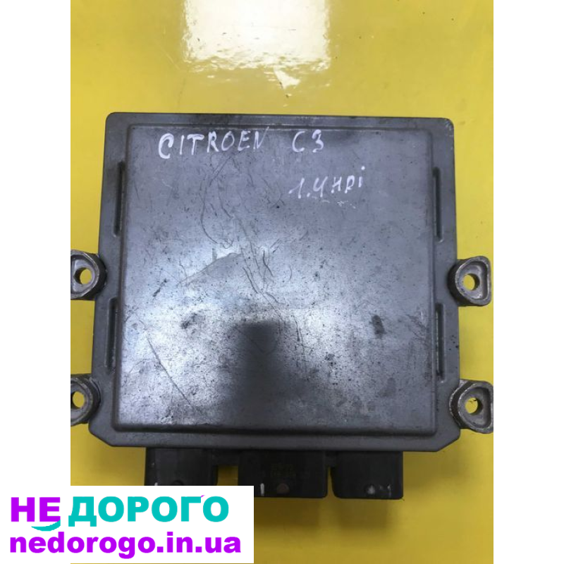 Блок управління двигуном Citroen C3 5WS40021J-T SW9650670480, 2014 рік, 1.6 л, бензин.