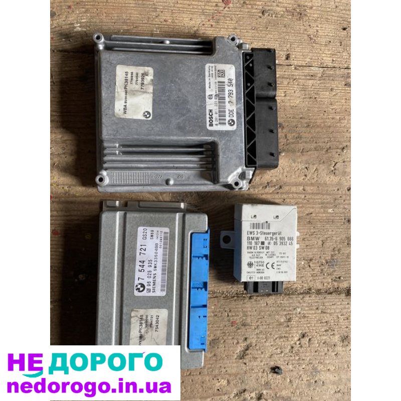 Блок управління двигуном E46 M57N EWS, коробка GM, 2003, 3.0 л, дизель.