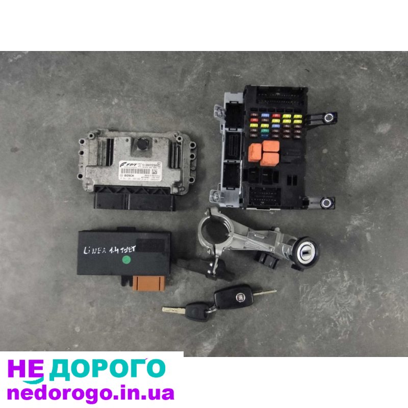 Блок управління двигуном ЕБУ Fiat Linea 1.4 Turbo T-Jet 07-15р. 1.4 л, бензин.