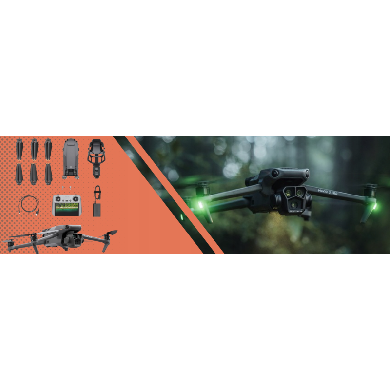 Квадрокоптер DJI Mavic 3 Pro DJI RC 28000м 5000 мА/год