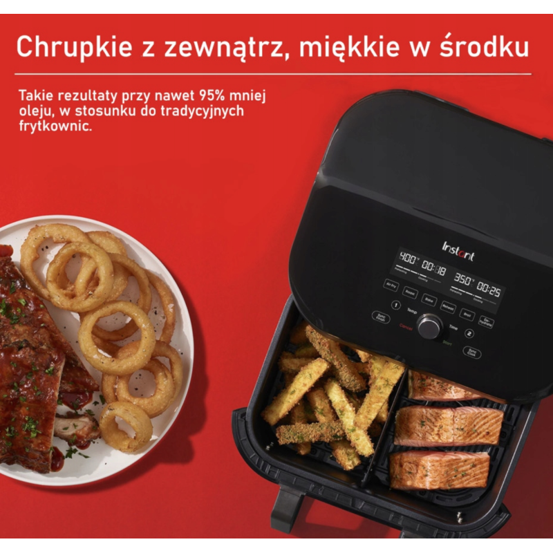 Мультипіч аерофритюрниця Instant Pot Vortex VersaZone 8,5л 1700 Вт