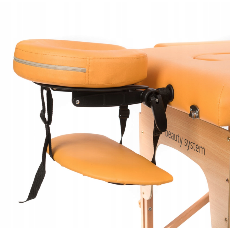 Масажний стіл складний Beauty System BS-523 оранжевий