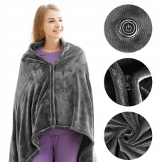 Електрична ковдра з підігрівом USB Blanket 150X85CM Сірий